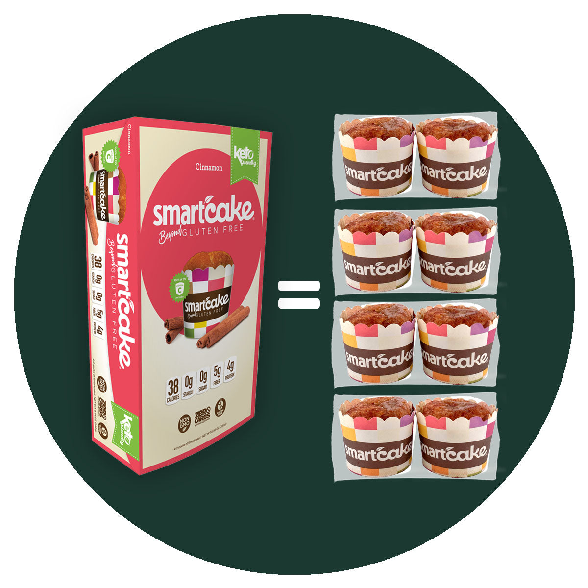 Smartcakes™ - Cinnamon (8-Pack)