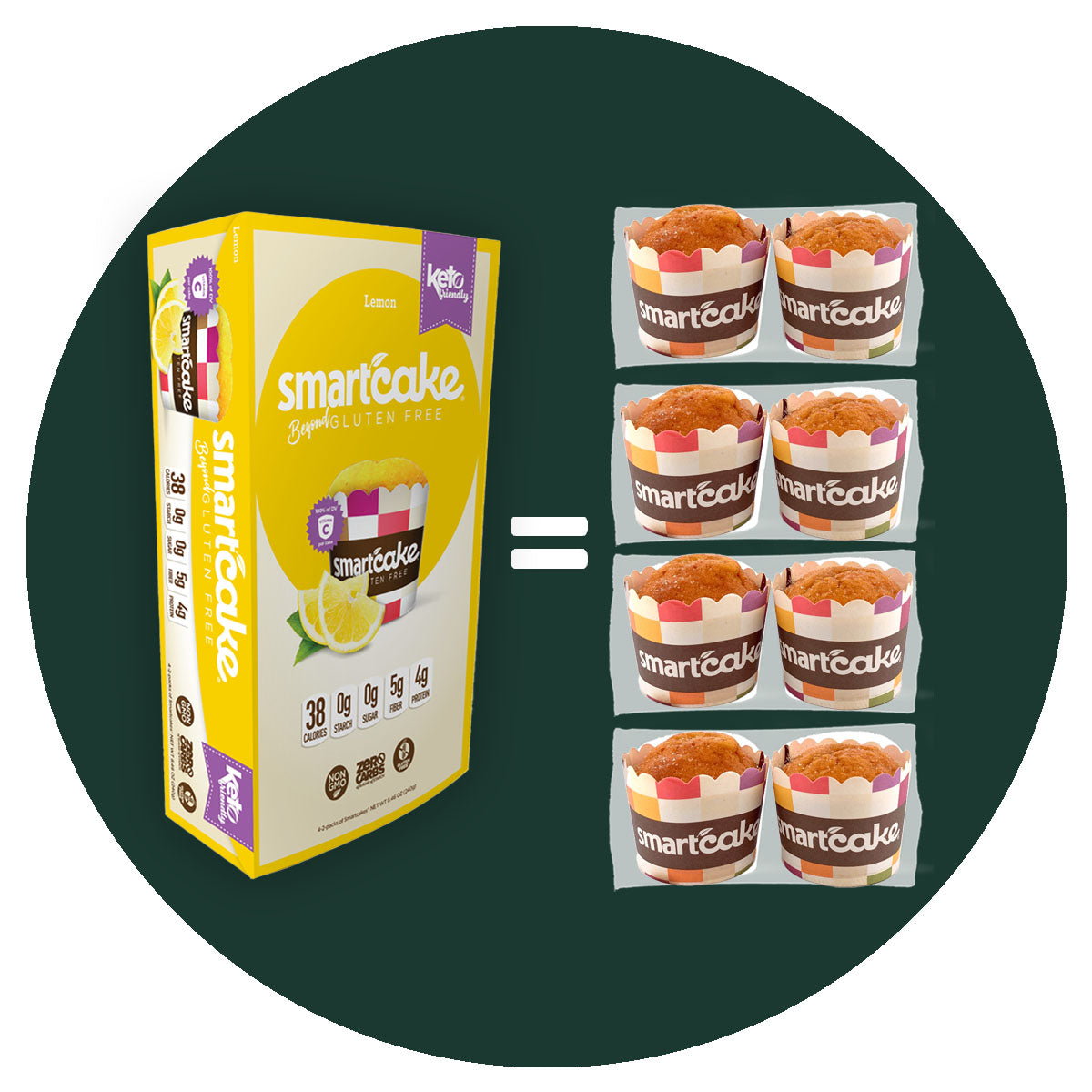 Smartcakes™ - Lemon (8-Pack)