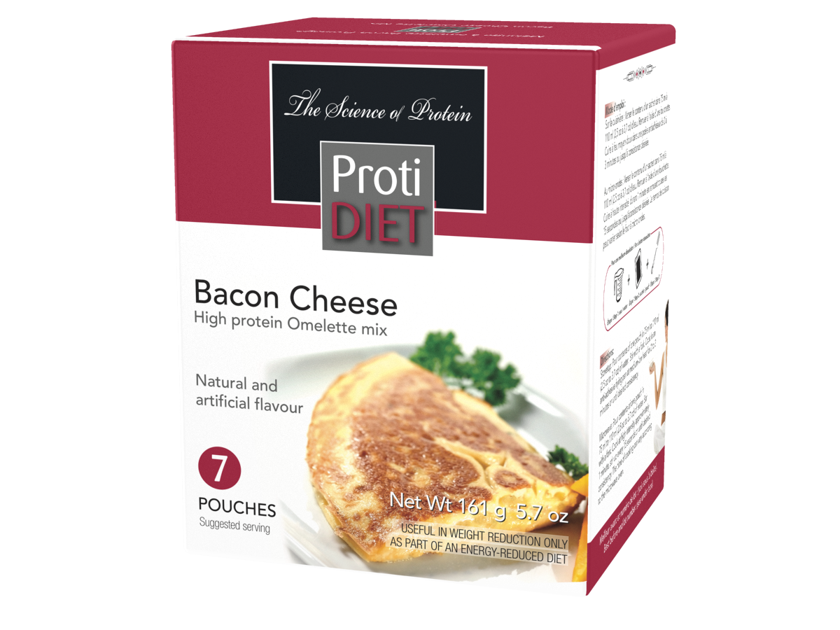 ProtiDiet Bacon Cheese Omelette Mix