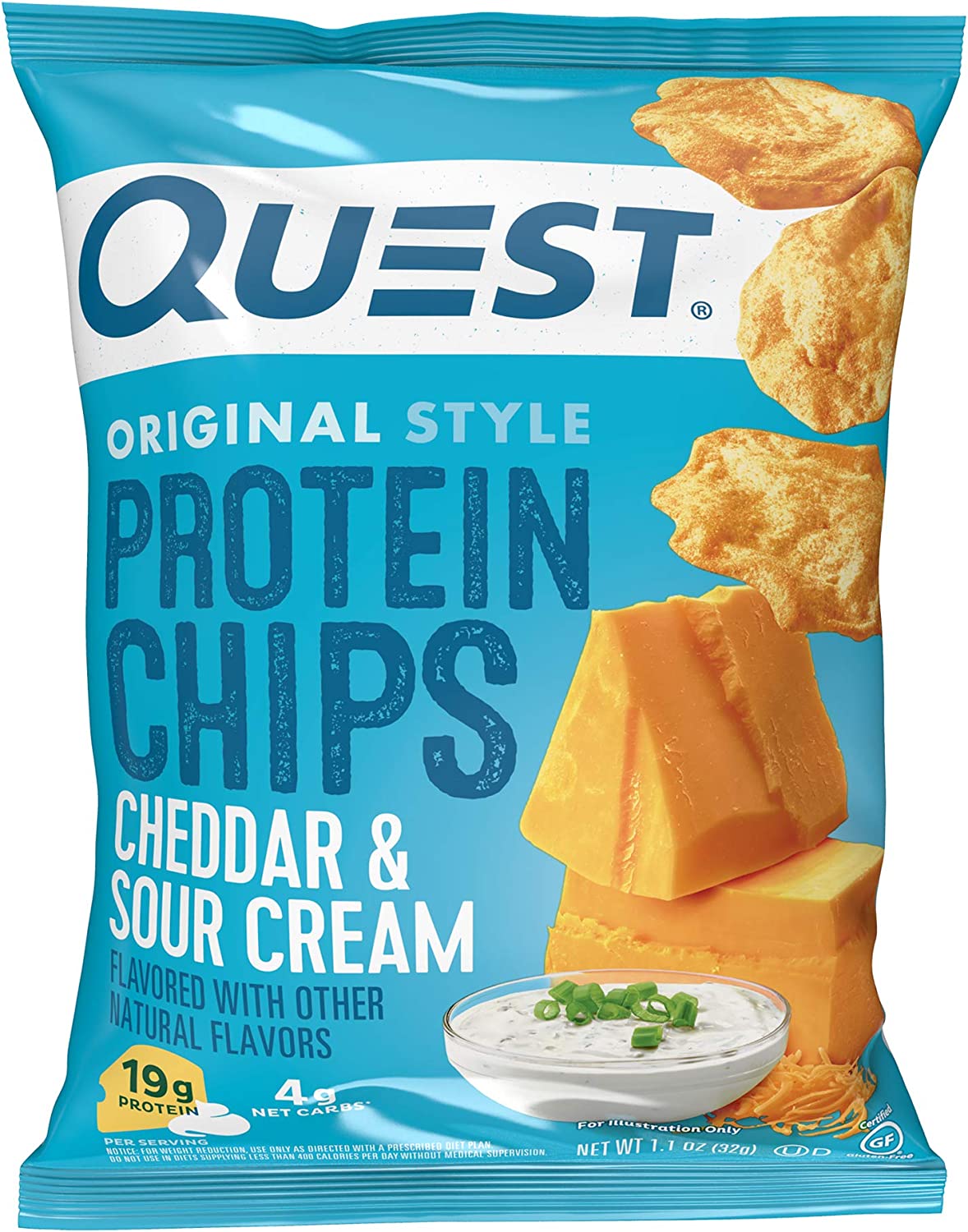 Cheddar & Sour Cream (Quest Chips)