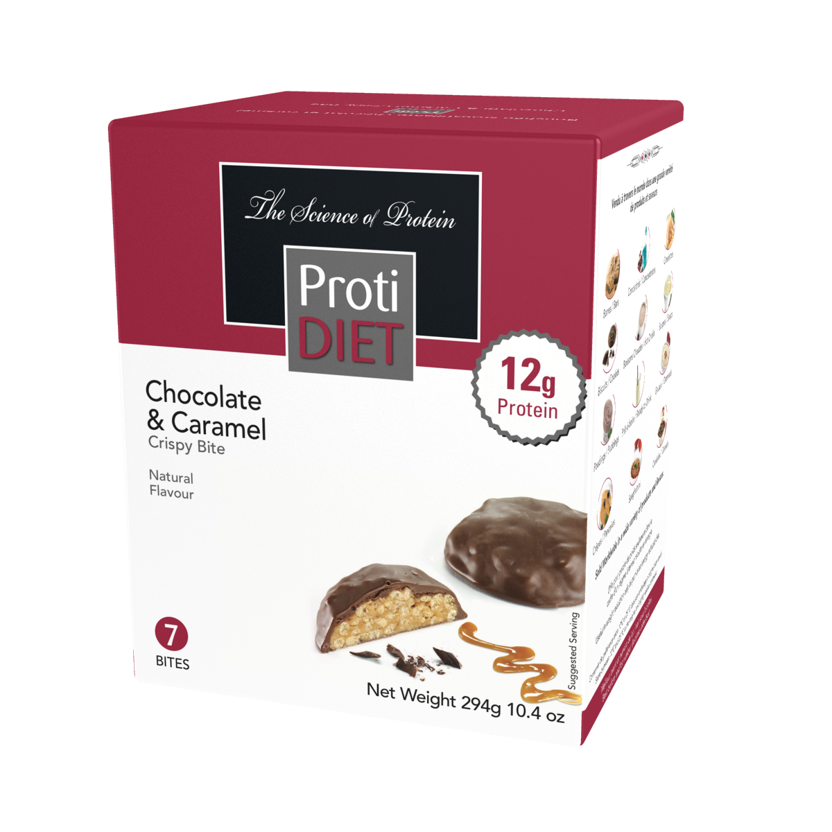 ProtiDiet Chocolate & Caramel Crispy Bites