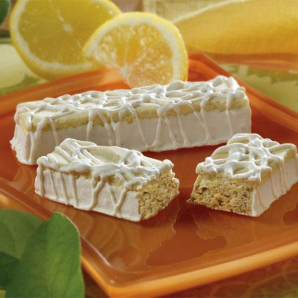 Frosted Lemon Meringue Bariatric Bar