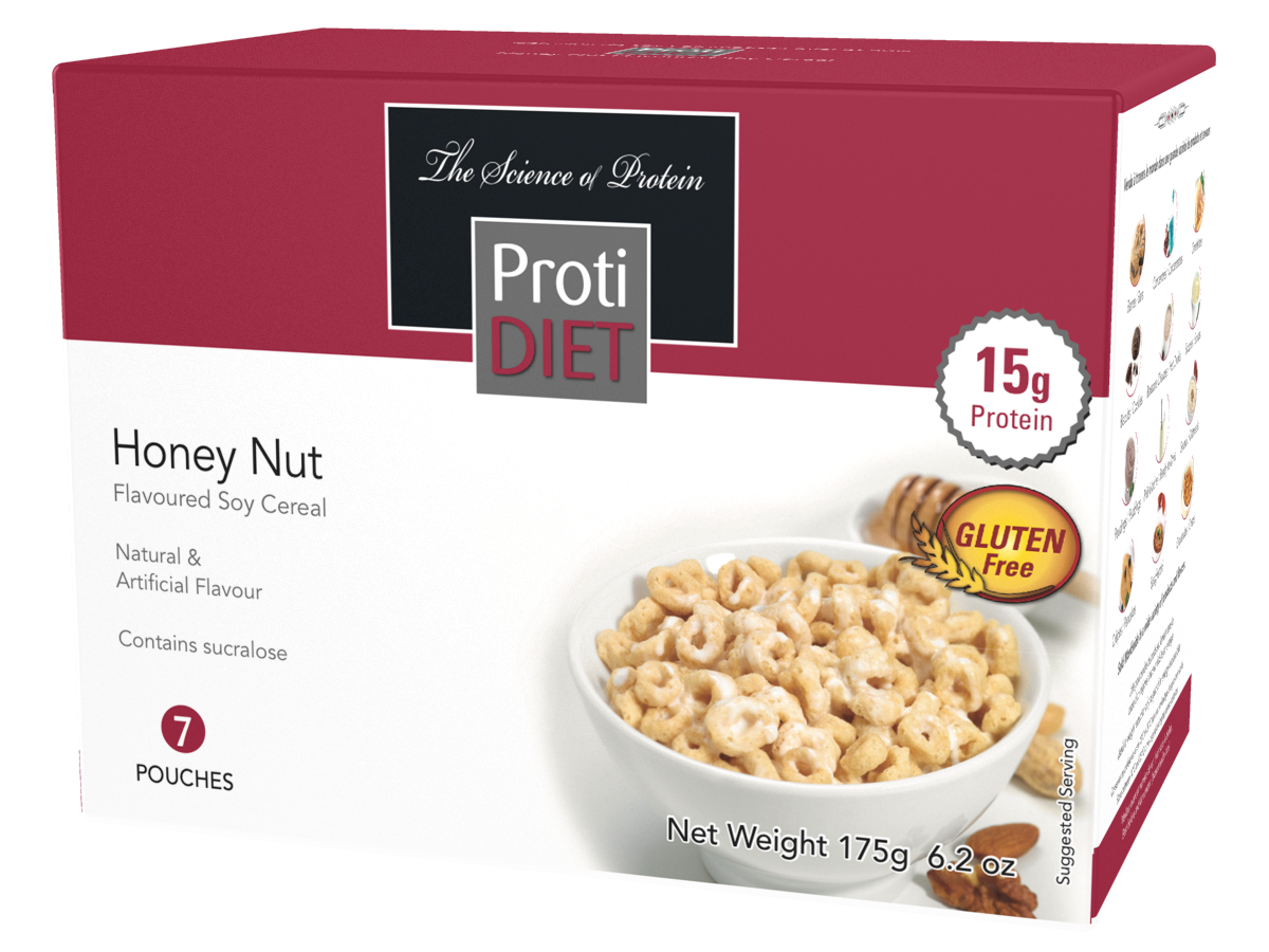ProtiDiet Honey Nut Soy Cereal –