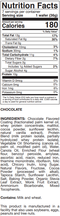 ProtiDiet Chocolate Protein Wafer
