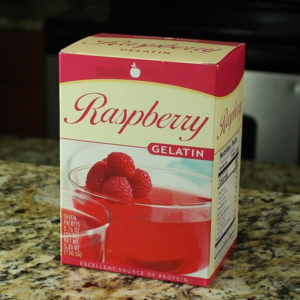 Raspberry High Protein Gelatin