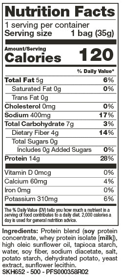 Proti Chips - Sea Salt & Vinegar Bariatric