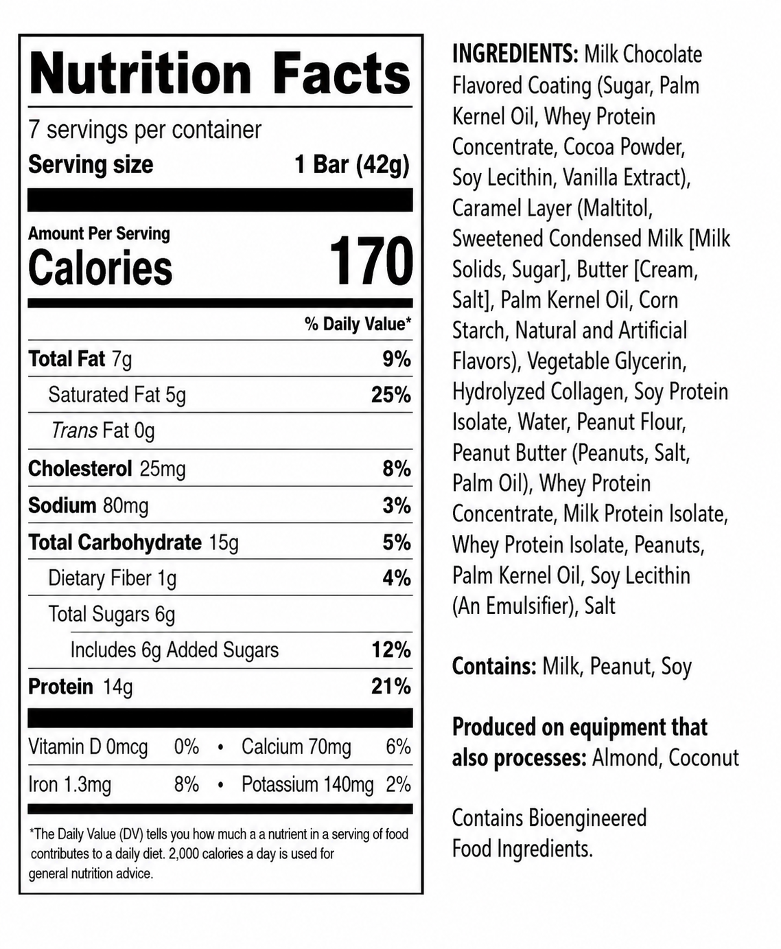 Caramel Crunch Protein Bar