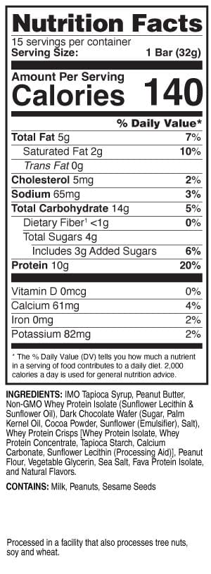 Unjury Chocolate Peanut Butter (Mini Bar)