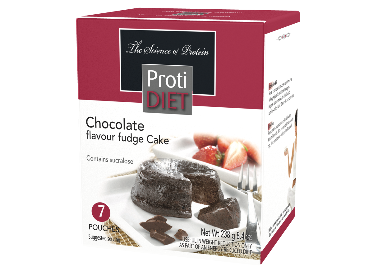 ProtiDiet Chocolate Flavor Fudge Cake