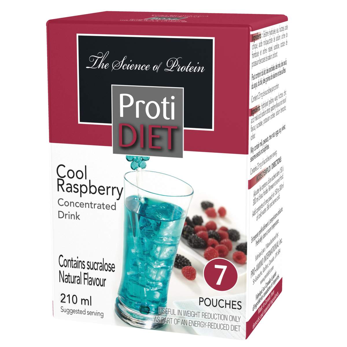 ProtiDiet Cool Raspberry Concentrate