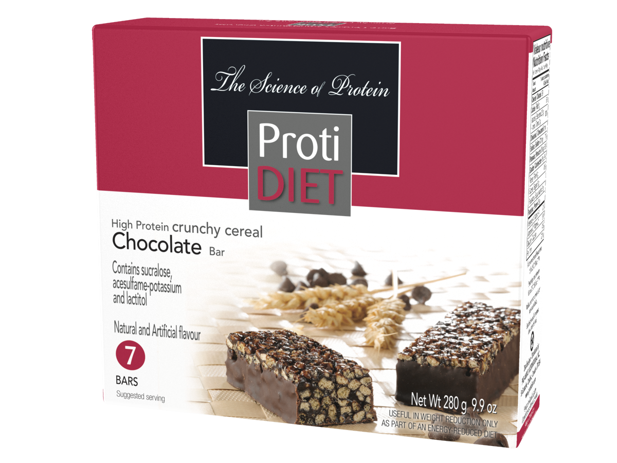 ProtiDiet Crunchy Cereal Chocolate Bar