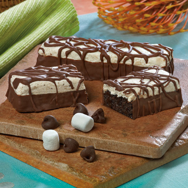 Frosted Marshmallow Brownie Bar