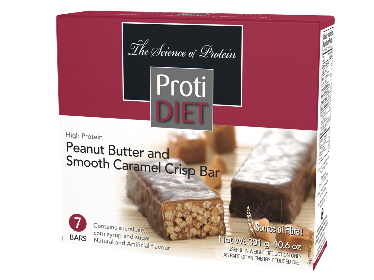 ProtiDiet Peanut Butter & Smooth Caramel Crisp