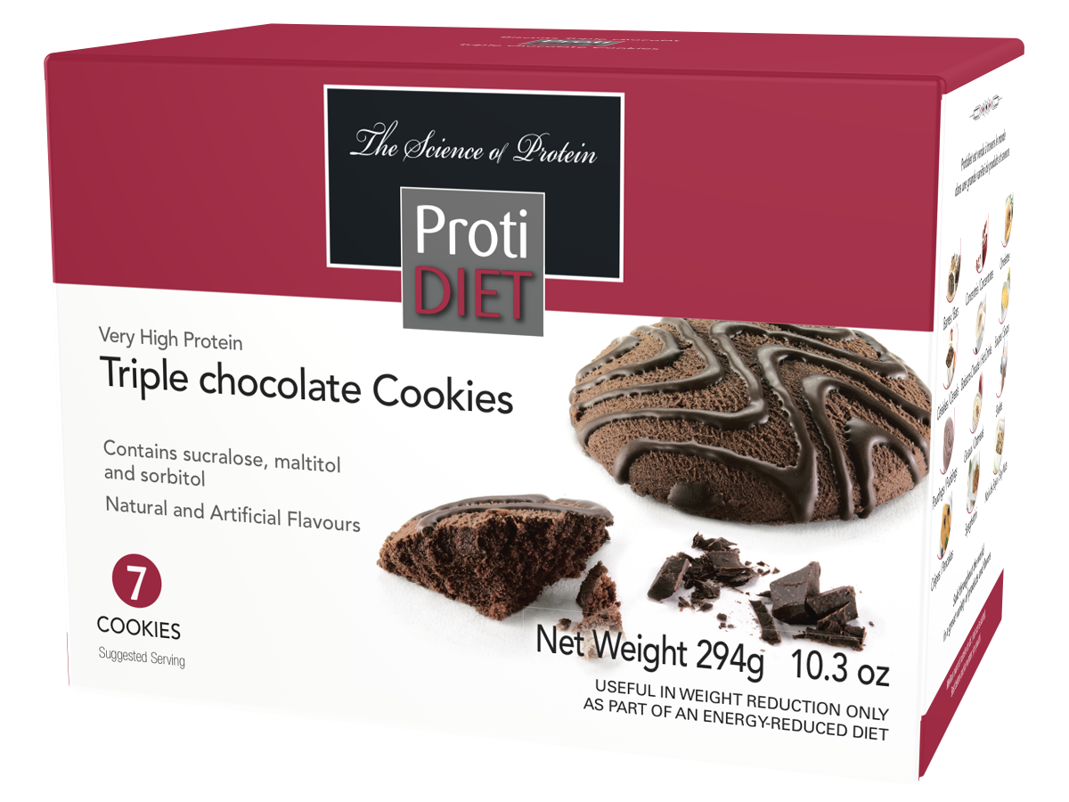 ProtiDiet Triple Chocolate Cookies
