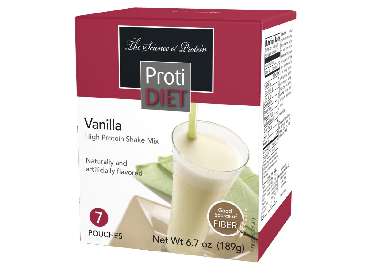 ProtiDiet Vanilla High Protein Shake Mix