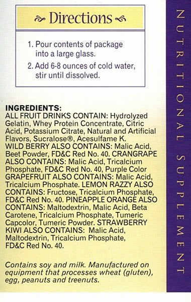 Variety Pack Bariatric Fruit Drink