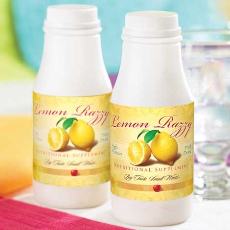 Lemon Razzy Fruit Drink in a bottle