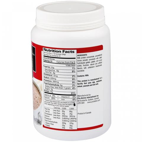 ProtiDiet Hot Cocoa High Protein Drink Mix (TUB) (Limit of 5 per order)