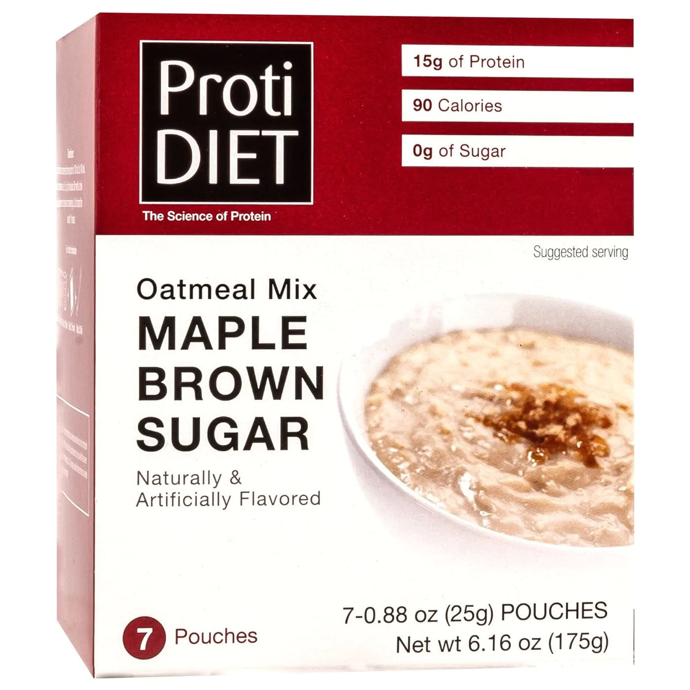 ProtiDiet Maple Brown Sugar Oatmeal (BOX)